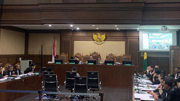 Sidang kasus korupsi BTS 4G Kominfo (Mulia/detikcom)