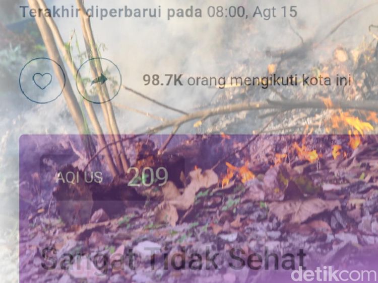 Potret Pembakaran Sampah Ilegal, Biang Kerok Polusi Udara Tangsel