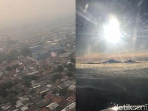 Viral Penumpang Pesawat Merinding Lihat Beda Langit Jogja dengan Jakarta