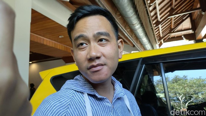 Wali Kota Solo Gibran Rakabuming Raka di Balai Kota Solo, Selasa (15/8/2023).