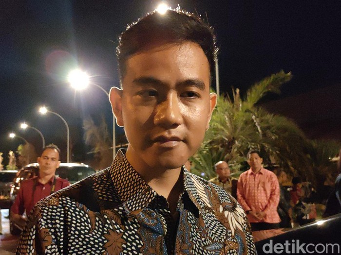 Wali Kota Solo Gibran Rakabuming Raka di Lokananta Solo, Selasa (15/8/2023) malam.