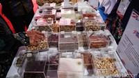 Produk hasil perkebunan turut dipamerkan di acara pelepasan ekspor komoditas pertanian.  