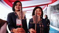 Sejumlah produk juga dipamerkan dalam acara pelepasan ekspor komoditas pertanian di Pelabuhan Tanjung Priok.  