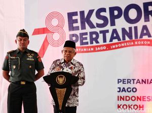 Wapres Lepas Ekspor Komoditas Pertanian di Pelabuhan Tanjung Priok
