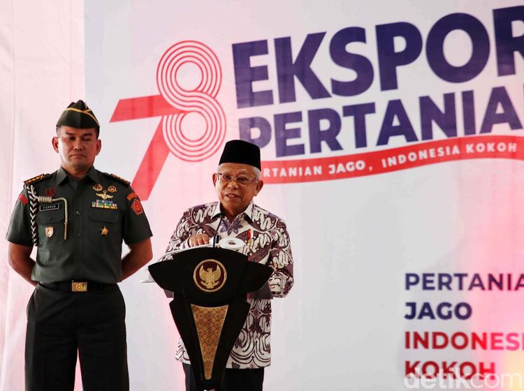 Wapres Lepas Ekspor Komoditas Pertanian di Pelabuhan Tanjung Priok