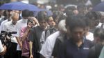 Warga Jepang Mengheningkan Cipta Saat Peringatan Perang Dunia II