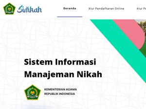 Cara Daftar Nikah Online Via Simkah Kemenag, Ini Syarat dan Prosedurnya