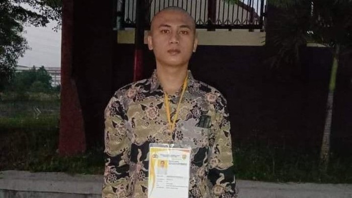 Advent Pratama, siswa SPN Polda Lampung yang meninggal usai pembinaan fisik