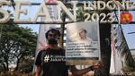 Aksi Aktivis Coba Terobos Balai Kota, Tuntut Penanganan Polusi Jakarta