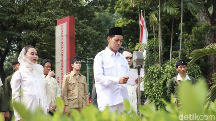 Dalam rangka menyambut Hari Kemerdekaan, Museum Perumusan Naskah Proklamasi menggelar aksi teatrikal sosiodrama.