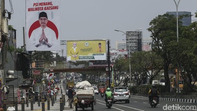 Batal Nyalon, Baliho Kaesang Masih Mejeng di Depok