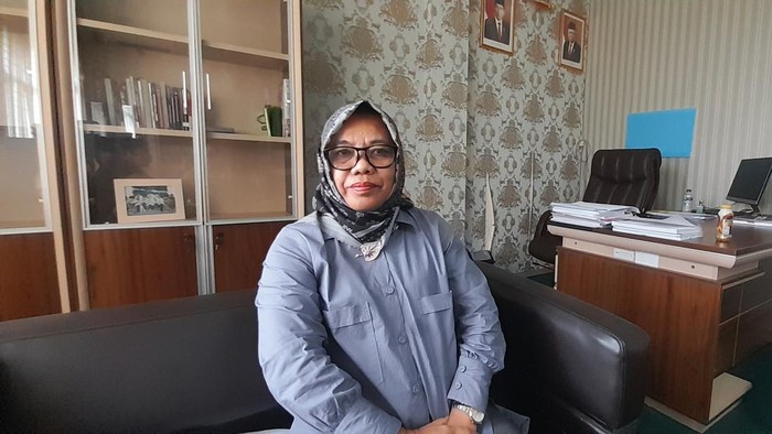 Koordinator Divisi pencegahan, Partisipasi Masyarakat dan Hubungan Masyarakat Bawaslu Sumsel Massuryati (Candra Setia Budi/detikSumbagsel)