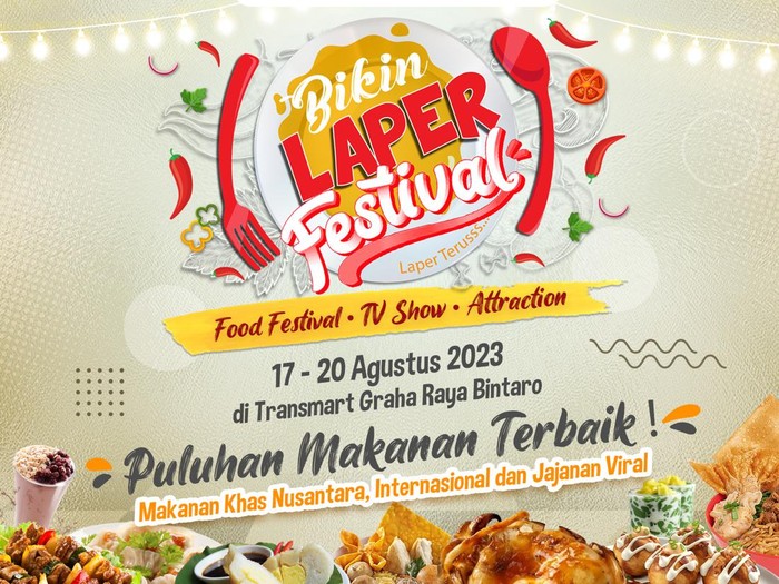 Bikin Laper Festival Kuliner
