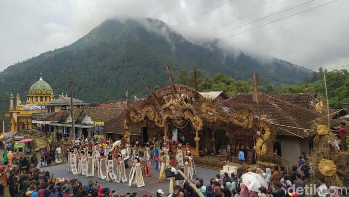 Festival Lima Gunung XXI di Mantran Wetan, Desa Girirejo, Kecamatan Ngablak, Kabupaten Magelang, tahun 2022. Foto diambil pada Minggu (2/10/2022).