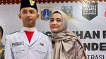 Gaya Cool Dhofin di Kamera, Putra Ibnu Jamil yang Jadi Paskibraka