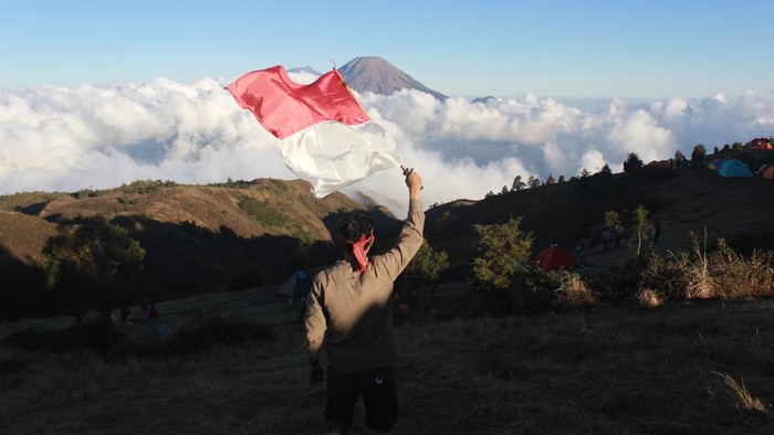 ilustrasi bendera merah putih