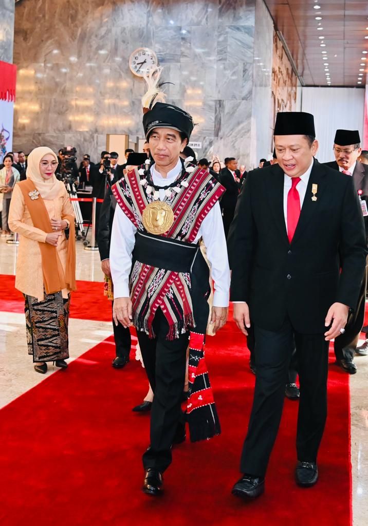 Jokowi di Sidang Tahunan MPR Jokowi di Sidang Tahunan MPR