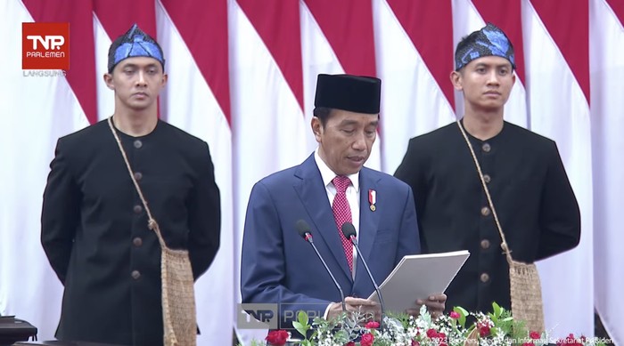 Jokowi Sampaikan Pidato Kenegaraan