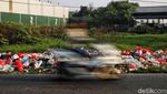 Jorok! Sampah Menumpuk di Tarumajaya Kabupaten Bekasi