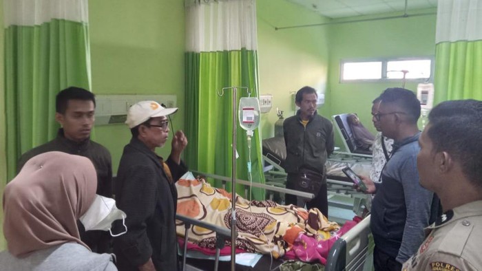 Korban saat berada di rumah sakit.  (Foto: Istimewa)