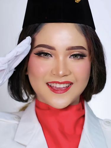 Makeup tema kemerdekaan Makeup tema kemerdekaan