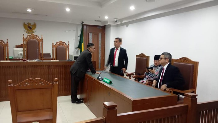 Mediasi gugatan Panji Gumilang terhadap Anwar Abbas (Anggi/detikcom)