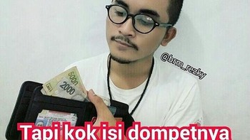 Isi dompet lagi lucu-lucunya. Foto: Istimewa