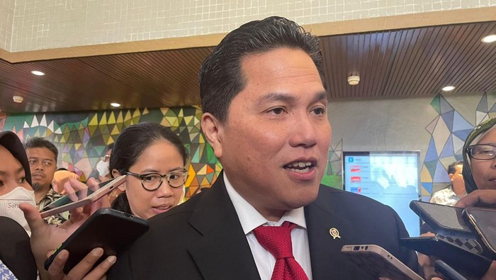 Menteri BUMN Erick Thohir (Silvia/detikcom)