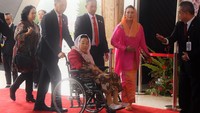 Sinta Nuriyah juga menghadiri sidang tahunan MPR.