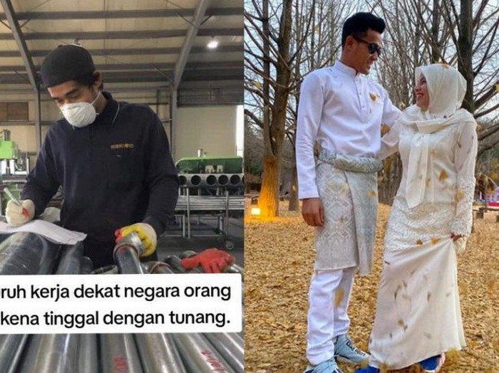 Pasangan viral, foto Mohd Raihan Shafry dan Eryzatu Fashiqin.