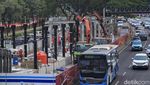 Progres Terkini Revitalisasi Halte Bus Transjakarta di Jalan Sudirman