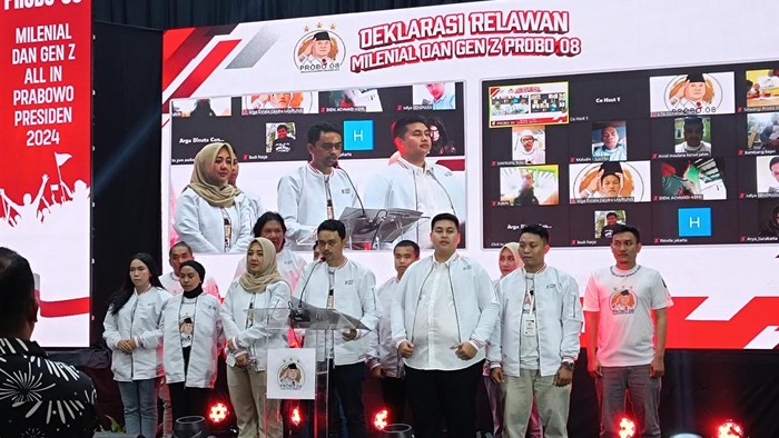 Relawan Probo 08 Deklarasi Prabowo Subianto Capres 2024