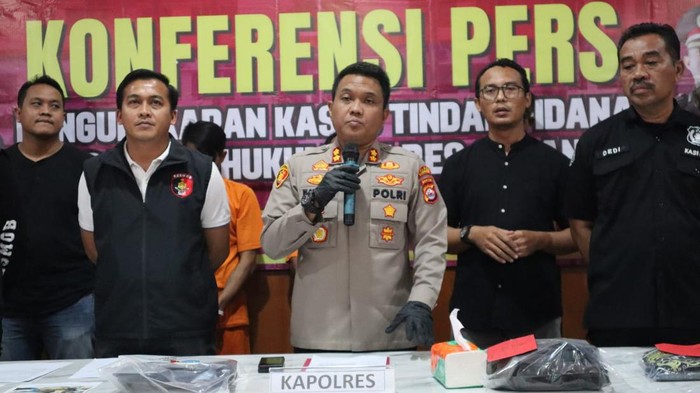 Rilis Kasus Pembunuhan di Serang