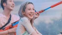 Festival Waterbomb memang sedang jadi topik hangat di internet. Kali ini Sandara Park kebagian tampil. (Foto: dok. Instagram @daraxxi)  