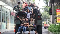 Pameran alutsista TNI AD ini digelar dalam rangka memperingati HUT ke-78 RI.