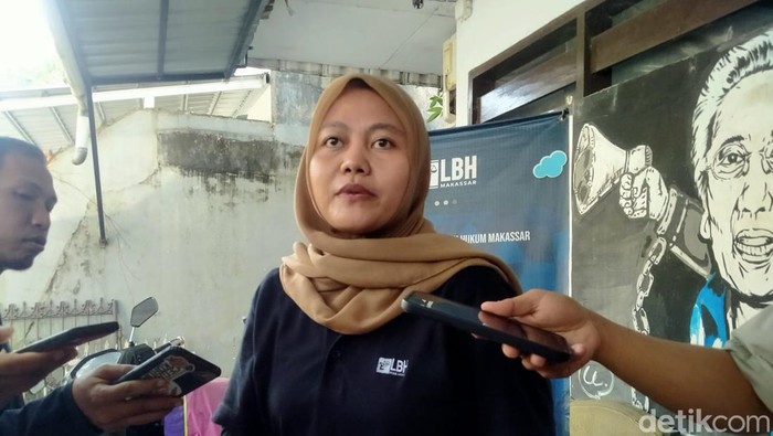 Staf Divisi Hak Sipil dan Politik LBH Mirayati Amin. detikSulsel/Nur Afni
