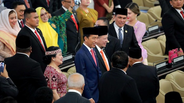 Suasana Rapat RAPBN 2024 di DPR Ketua DPR RI, Puan Maharani, membuka rapat RAPBN 2024 di gedung DPR, Rabu (16/8/2023).