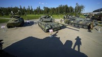 Pameran ini digelar sebagai simbol Pasukan Rusia tak terkalahkan.  