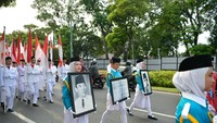 Tapak tilas dilakukan rutin setiap tanggal 16 Agustus untuk mengenang kembali serta merasakan semangat peristiwa proklamasi kemerdekaan. Foto: Doc. Kemdikbud