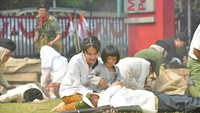 Teater-teatrikal perjuangan oleh Komunitas Reenactor Bangor meramaikan Tapak Tilas Proklamasi dalam Trapesseum Fest 2023. Foto: Doc. Kemdikbud