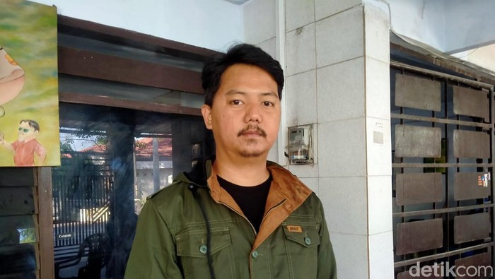Wakil Direktur LBH Makassar Abdul Azis Dumpa. detikSulsel/Nur Afni