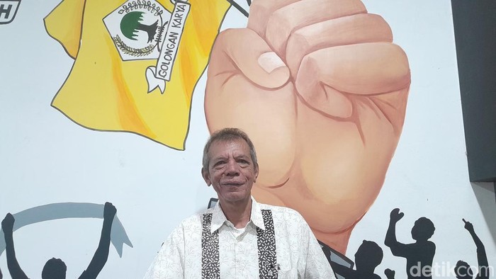 Wakil Ketua DPD I Golkar Sumut Riza Fakhrumi Tahir (Nizar Aldi/detikSumut)