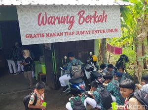 Warung Berkah di Pasuruan Sediakan Ratusan Porsi Makan Gratis Tiap Jumat