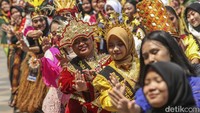 Para pelajar dan mahasiswa ini merupakan peserta Duta Maritim Indonesia ke-3. 