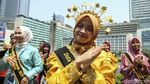 100 Duta Maritim Indonesia Menari Bersama di Bundaran HI