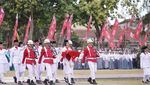 Momen Bupati Klaten Pimpin Upacara HUT Ke-78 RI di Alun-alun