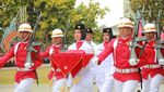 Momen Bupati Klaten Pimpin Upacara HUT Ke-78 RI di Alun-alun