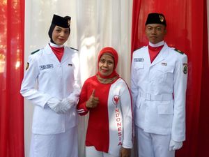 Harunya Ernadiah Lihat Paskibraka, Teringat Mimpi yang Tak Kesampaian