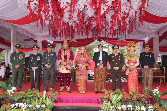 Forkompimda hadiri upacara HUT RI ke 78 di Alun-alun Klaten.