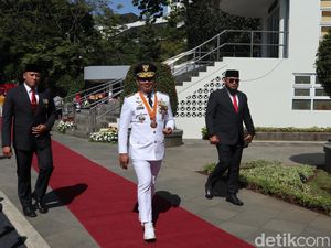 Tangisan Ridwan Kamil di Upacara HUT ke-78 RI